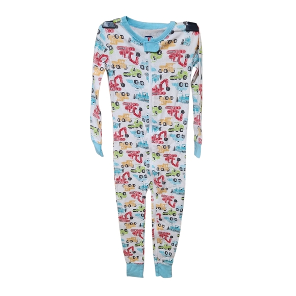 NWT Old Navy Pajama Onesie Construction Vehicle Print Size 5T - Picture 1 of 8